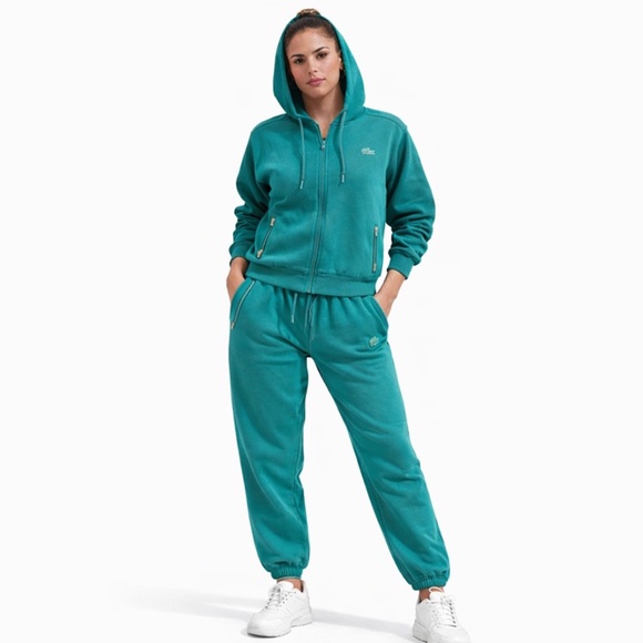Lacoste Pants - EUC - Lacoste Regular Fit Women's Tracksuit in Rocket Green Size 36
